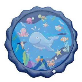 110/160/170cm Splash Water Cushion Baby Inflatable Patted Pad Playing Sprinkler Mat Outdoor Garden Swimming Pools