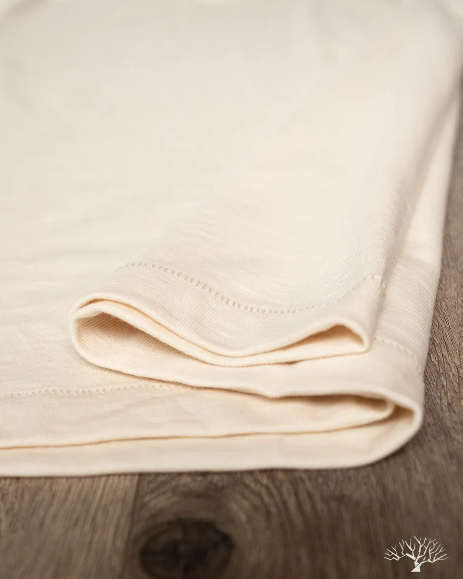 215 2-Thread Organic Cotton Crew Neck Tee - Nature