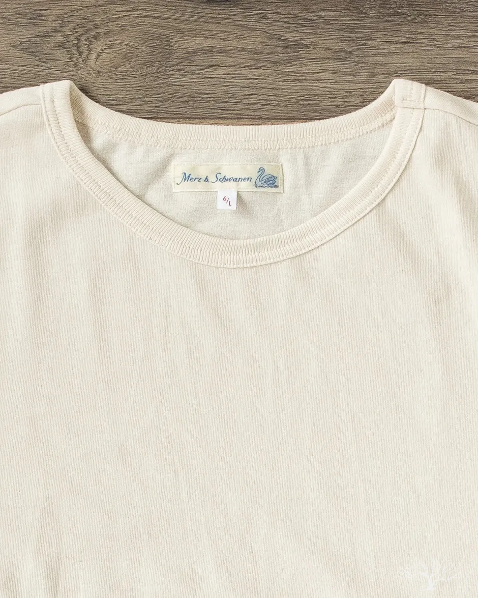 215 2-Thread Organic Cotton Crew Neck Tee - Nature