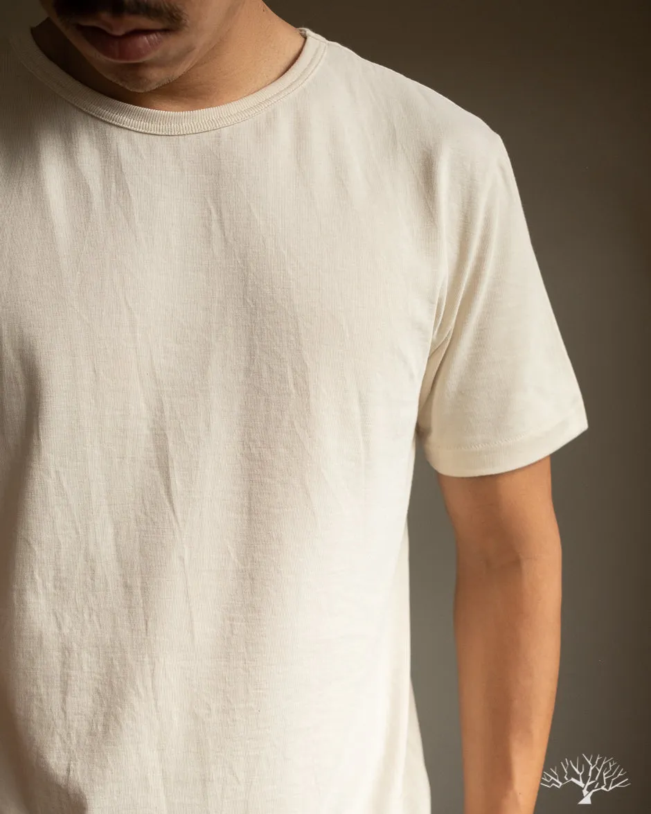 215 2-Thread Organic Cotton Crew Neck Tee - Nature
