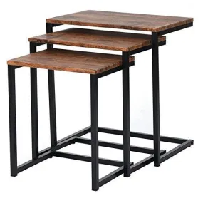 3 piece Stacking Nesting Coffee Table