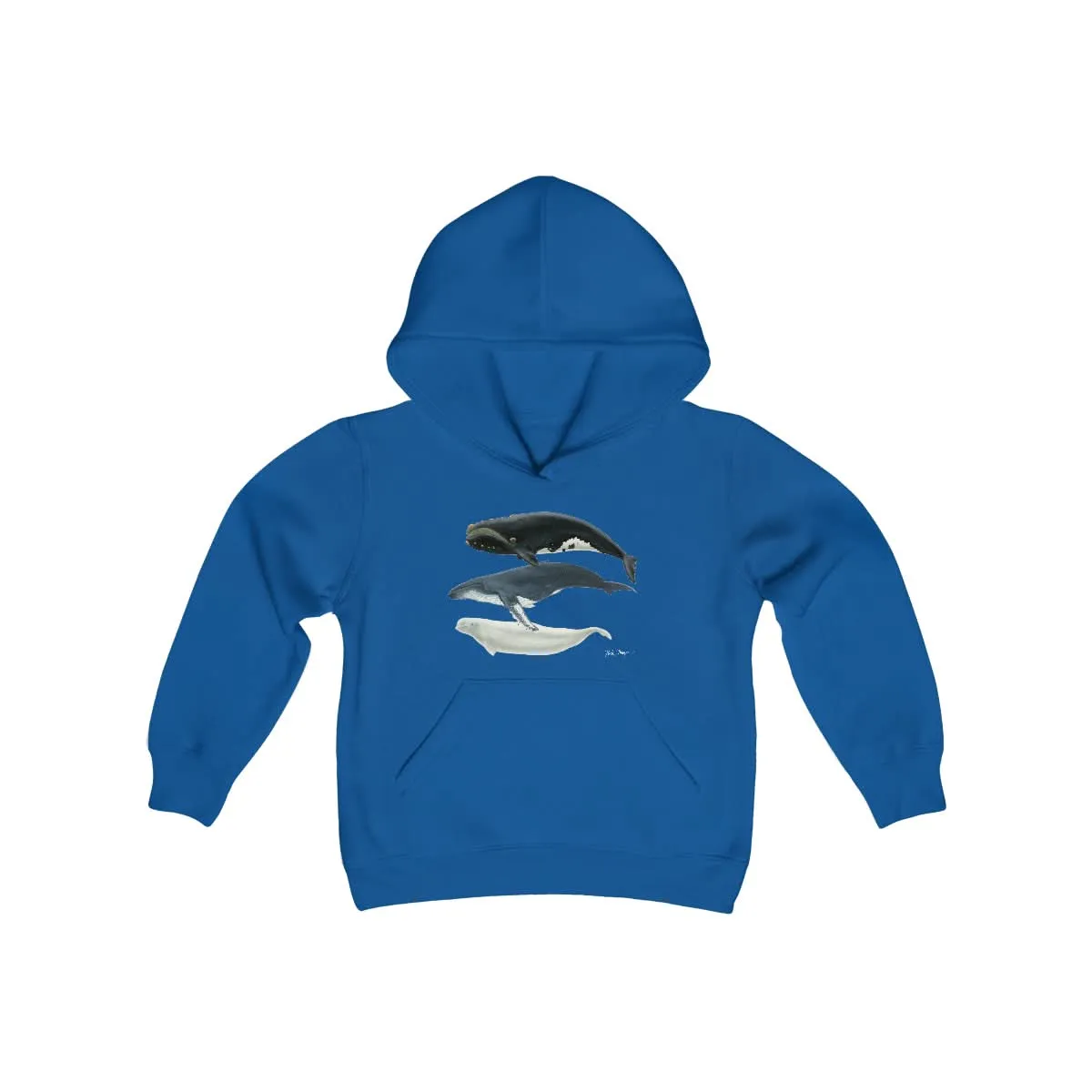 3 Whales Youth Warm Hoodie