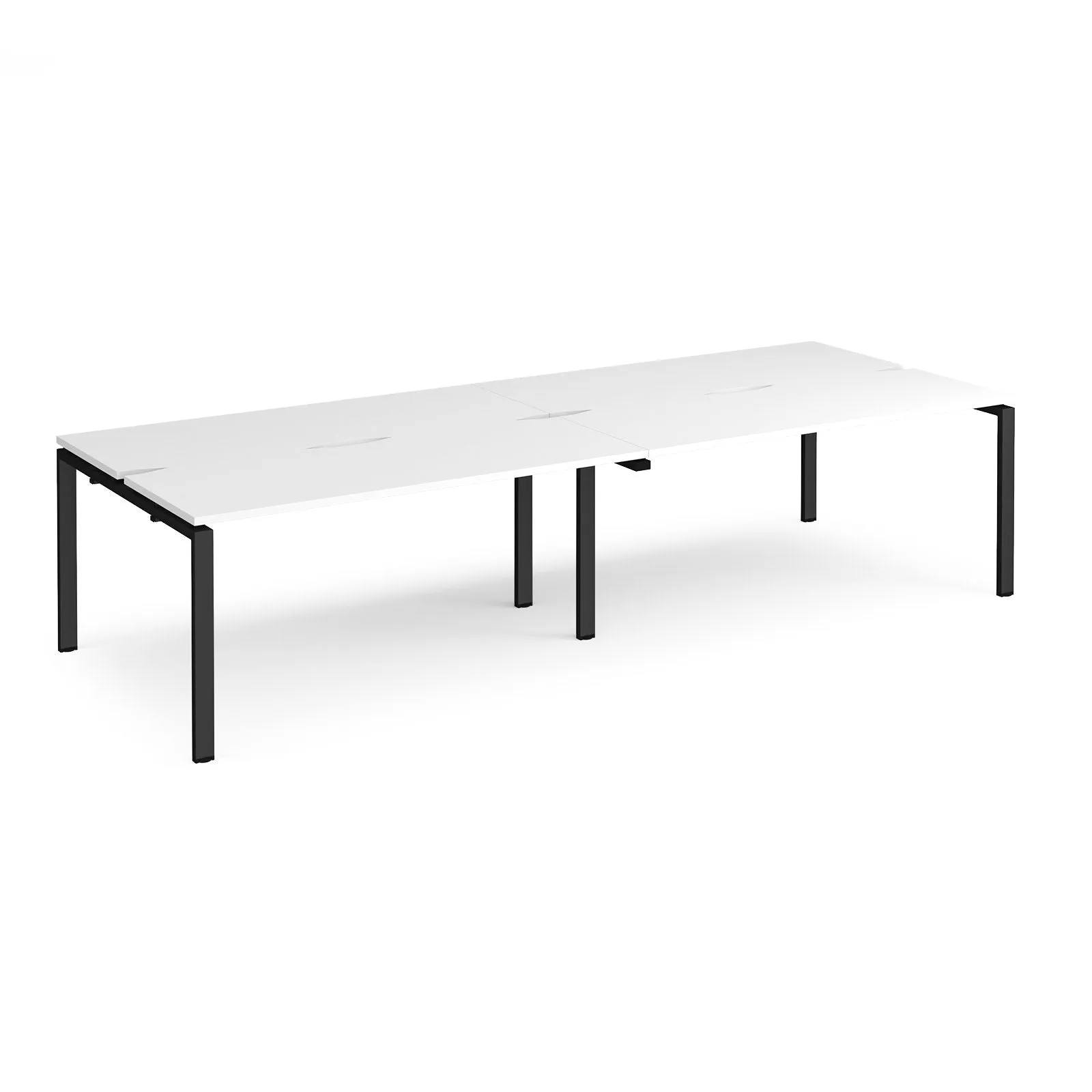 4 Persons - Adapt double back to back desks 1200mm deep