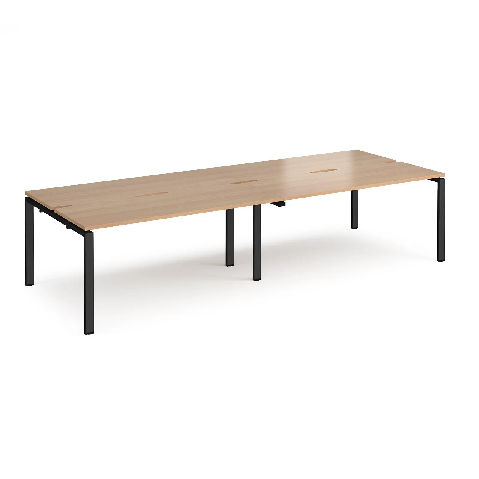 4 Persons - Adapt double back to back desks 1200mm deep