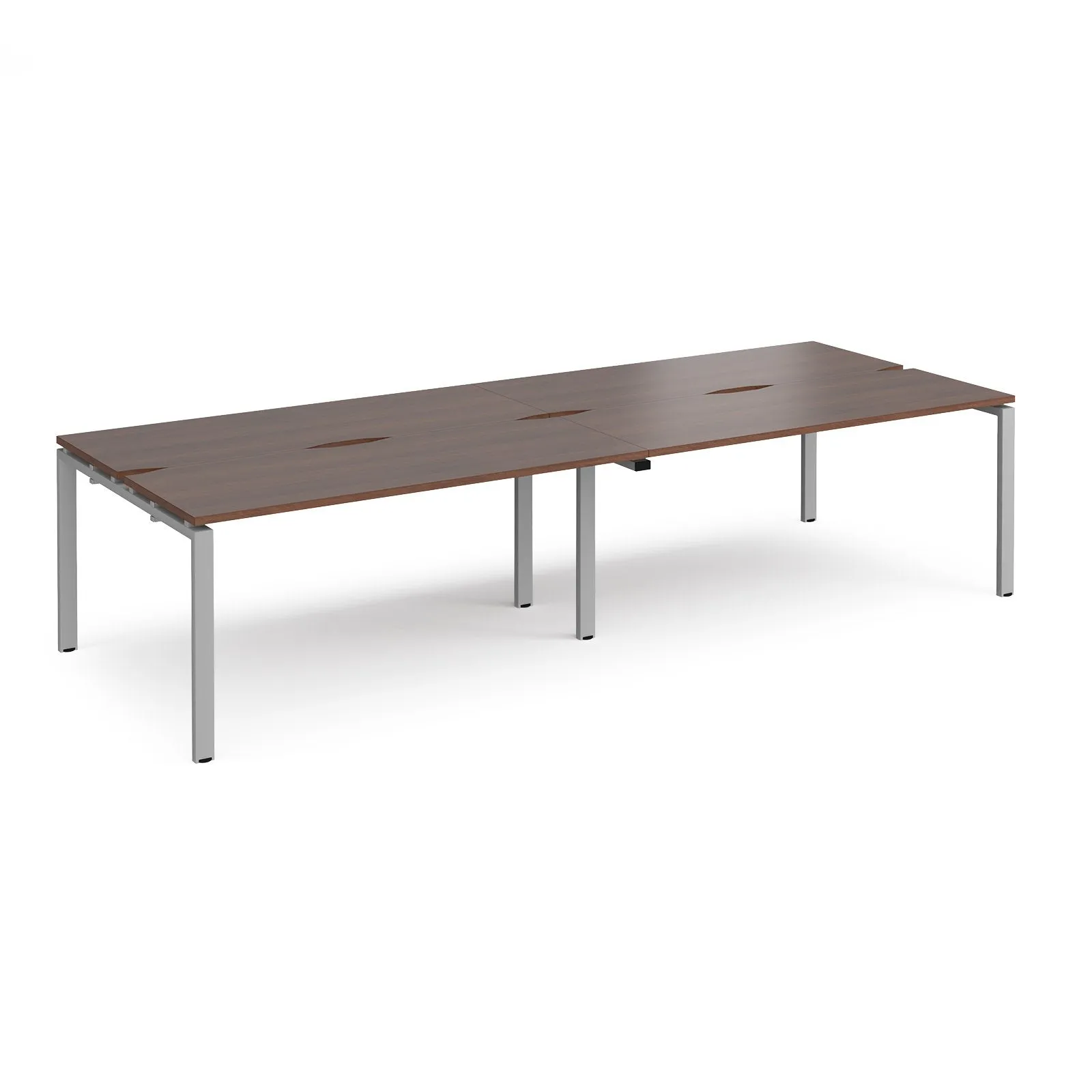 4 Persons - Adapt double back to back desks 1200mm deep