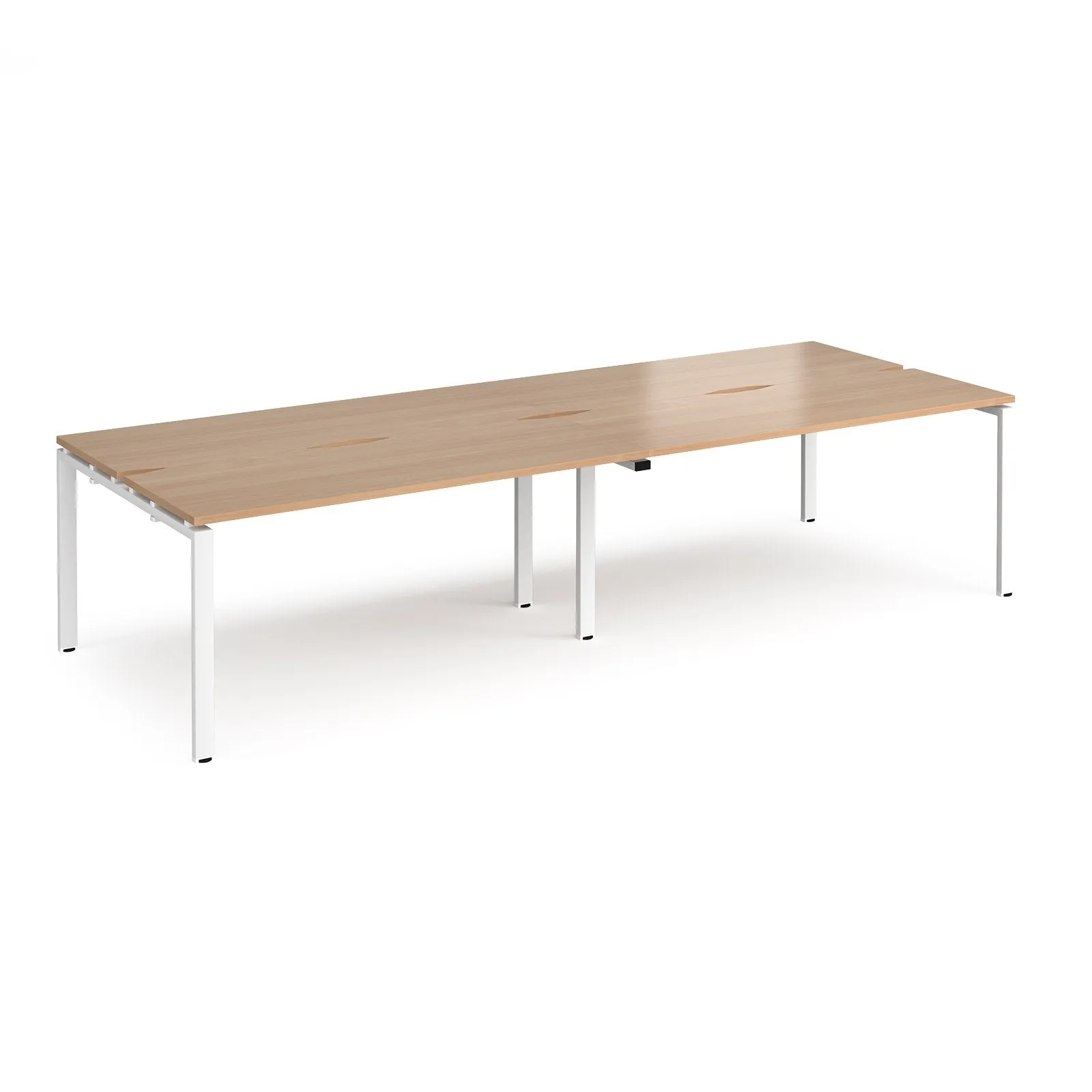 4 Persons - Adapt double back to back desks 1200mm deep