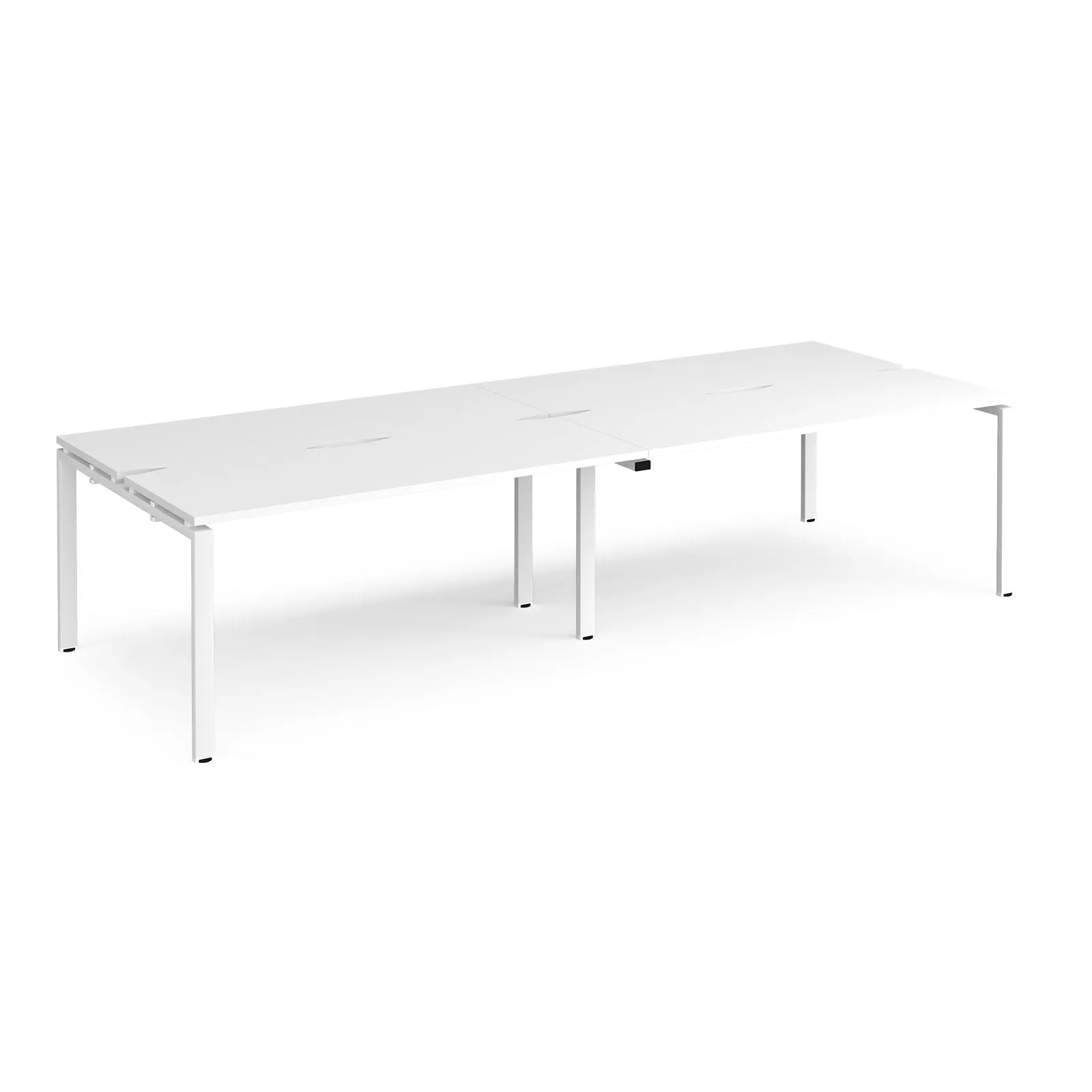 4 Persons - Adapt double back to back desks 1200mm deep