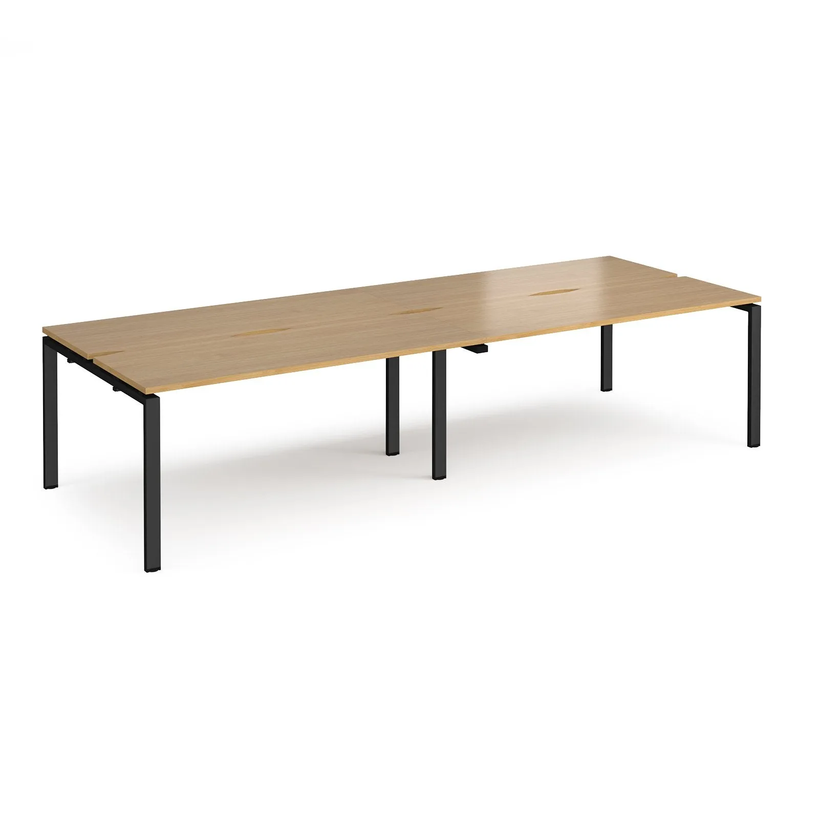 4 Persons - Adapt double back to back desks 1200mm deep