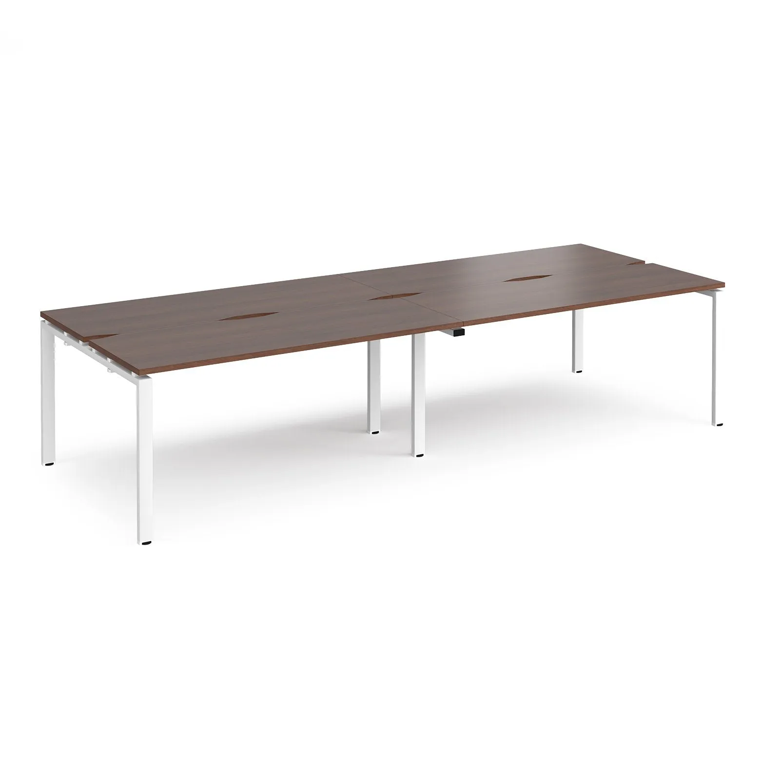 4 Persons - Adapt double back to back desks 1200mm deep