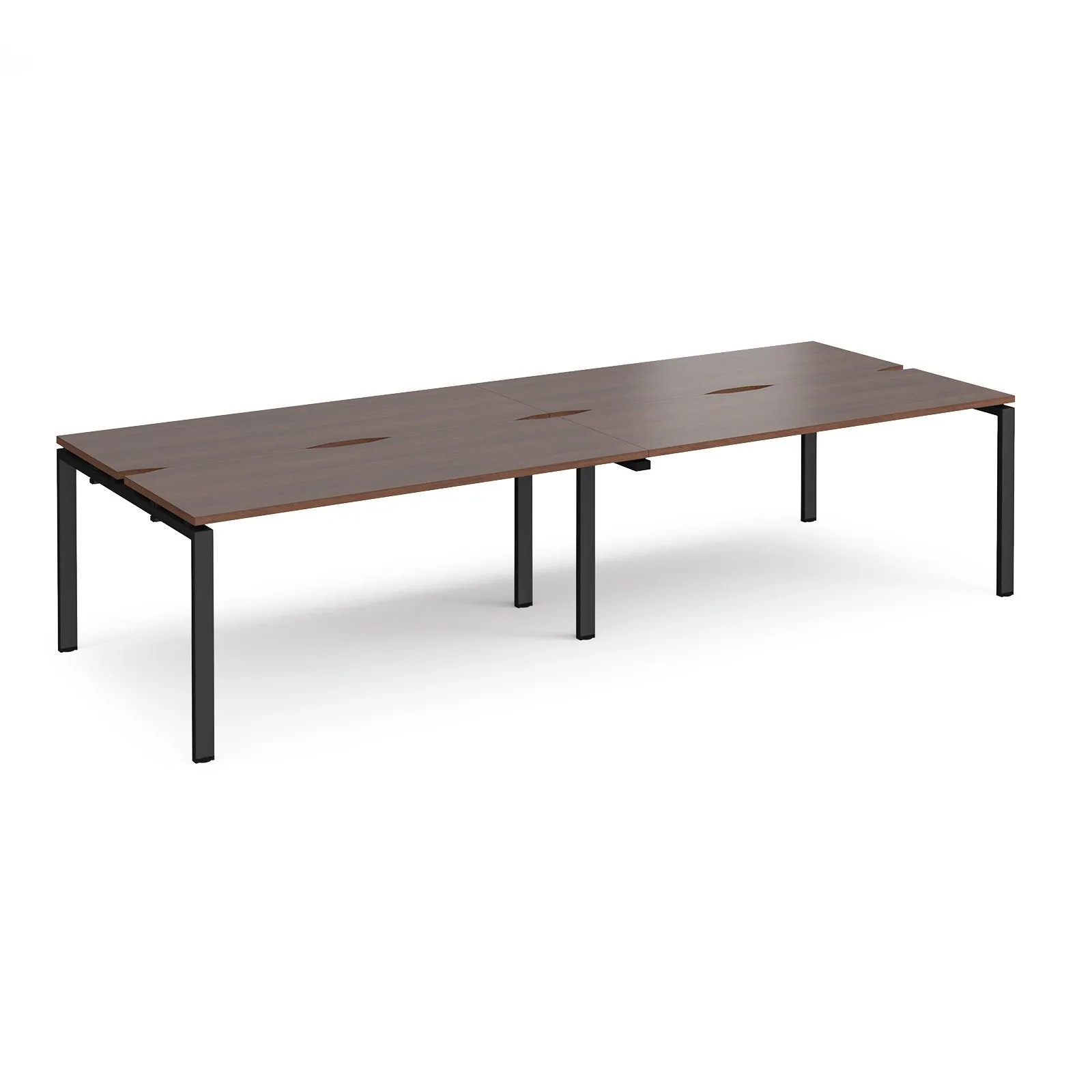 4 Persons - Adapt double back to back desks 1200mm deep