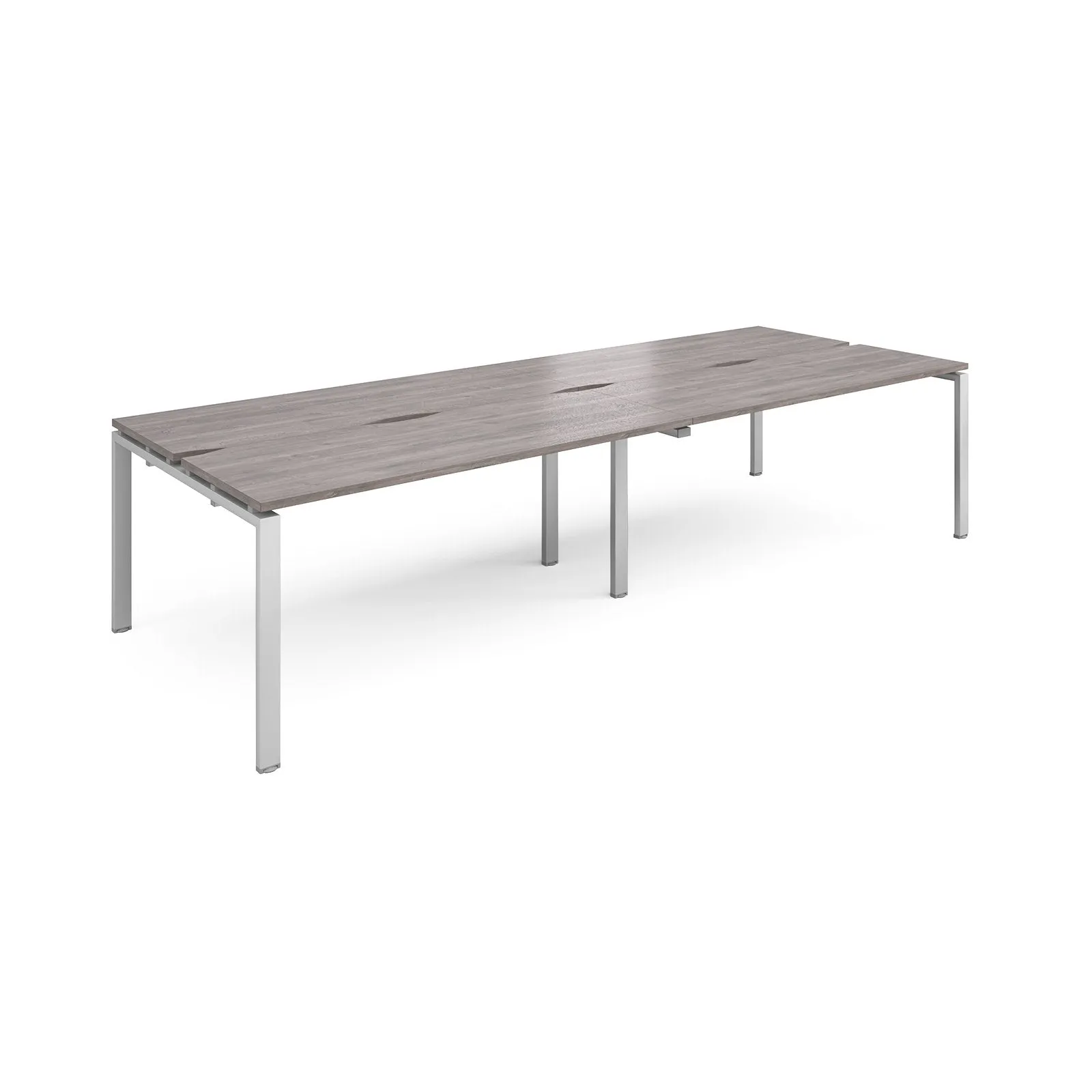 4 Persons - Adapt double back to back desks 1200mm deep