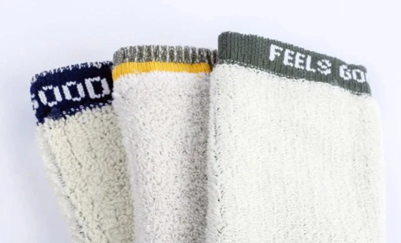 80% Wool Socks Warm Thicken Hiking Cushion Crew
