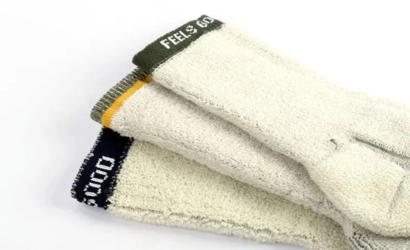 80% Wool Socks Warm Thicken Hiking Cushion Crew