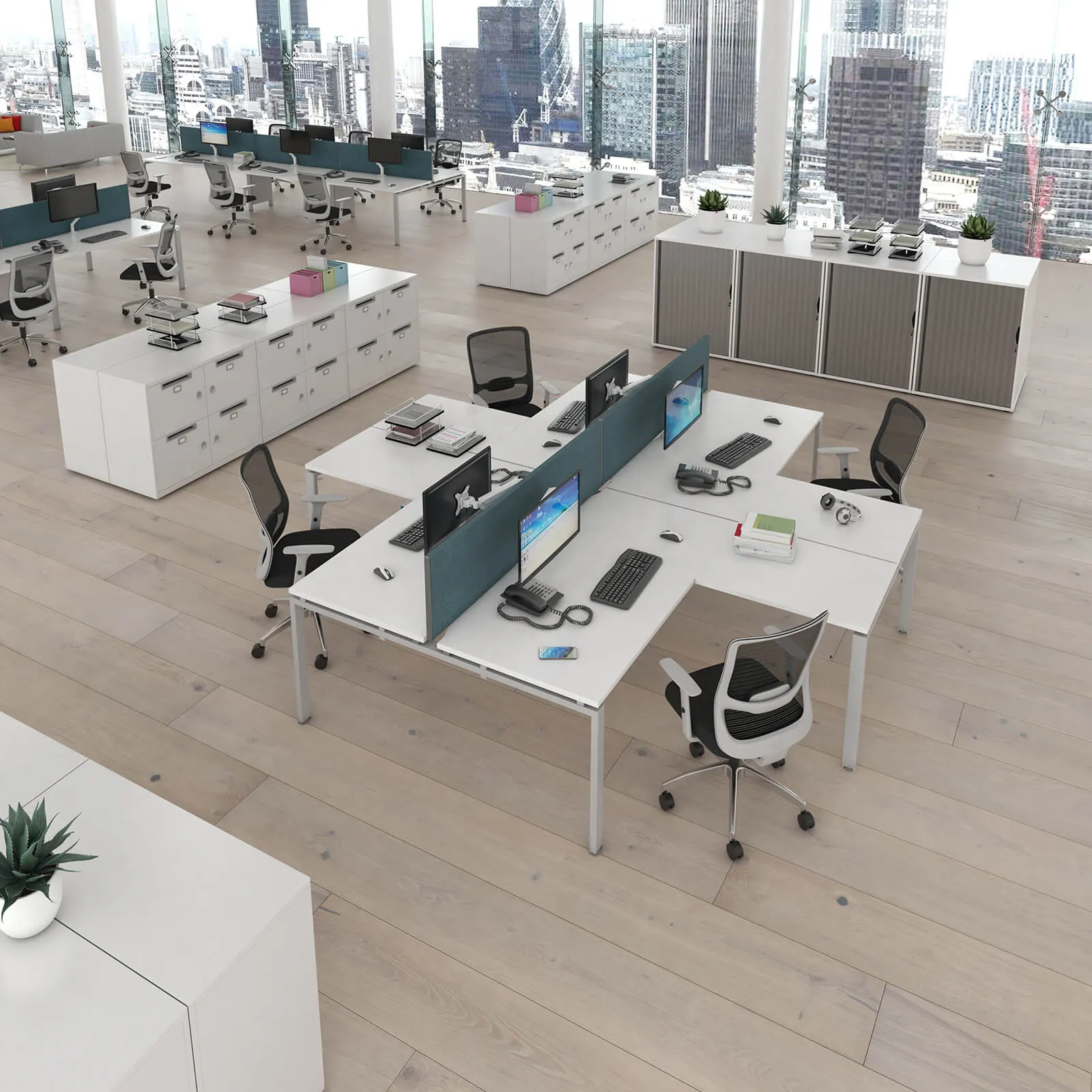 Adapt add on unit single return desk