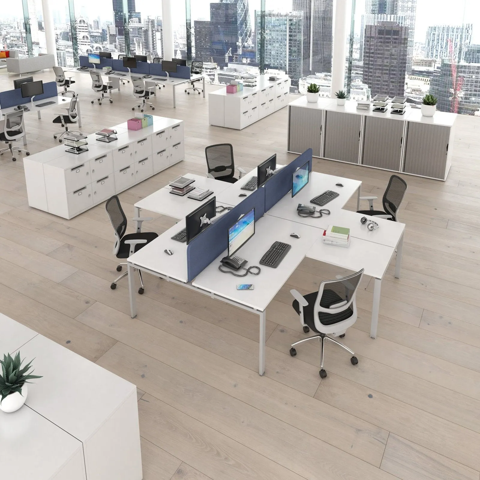 Adapt desk 800 deep with 800mm return desk