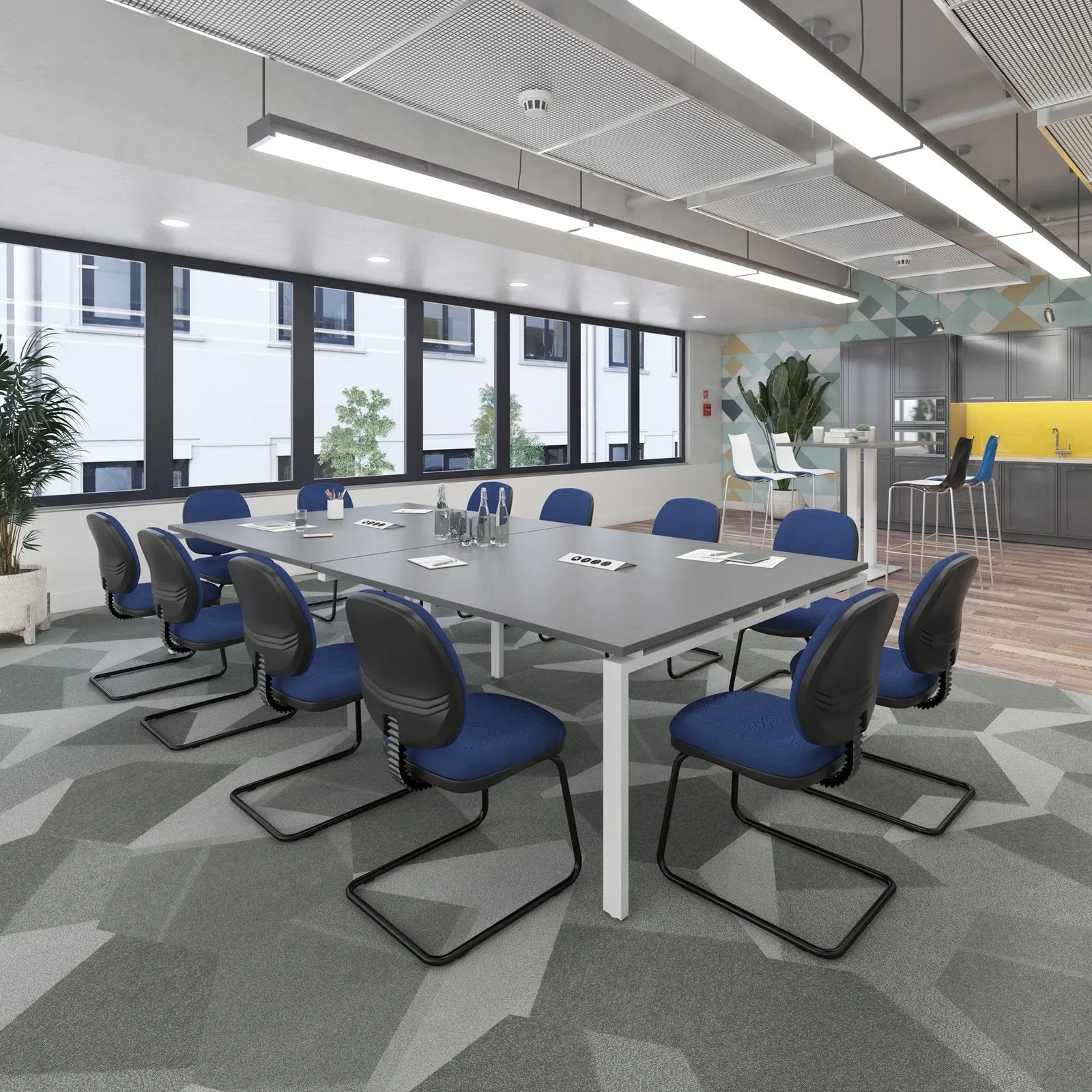 Adapt rectangular boardroom table