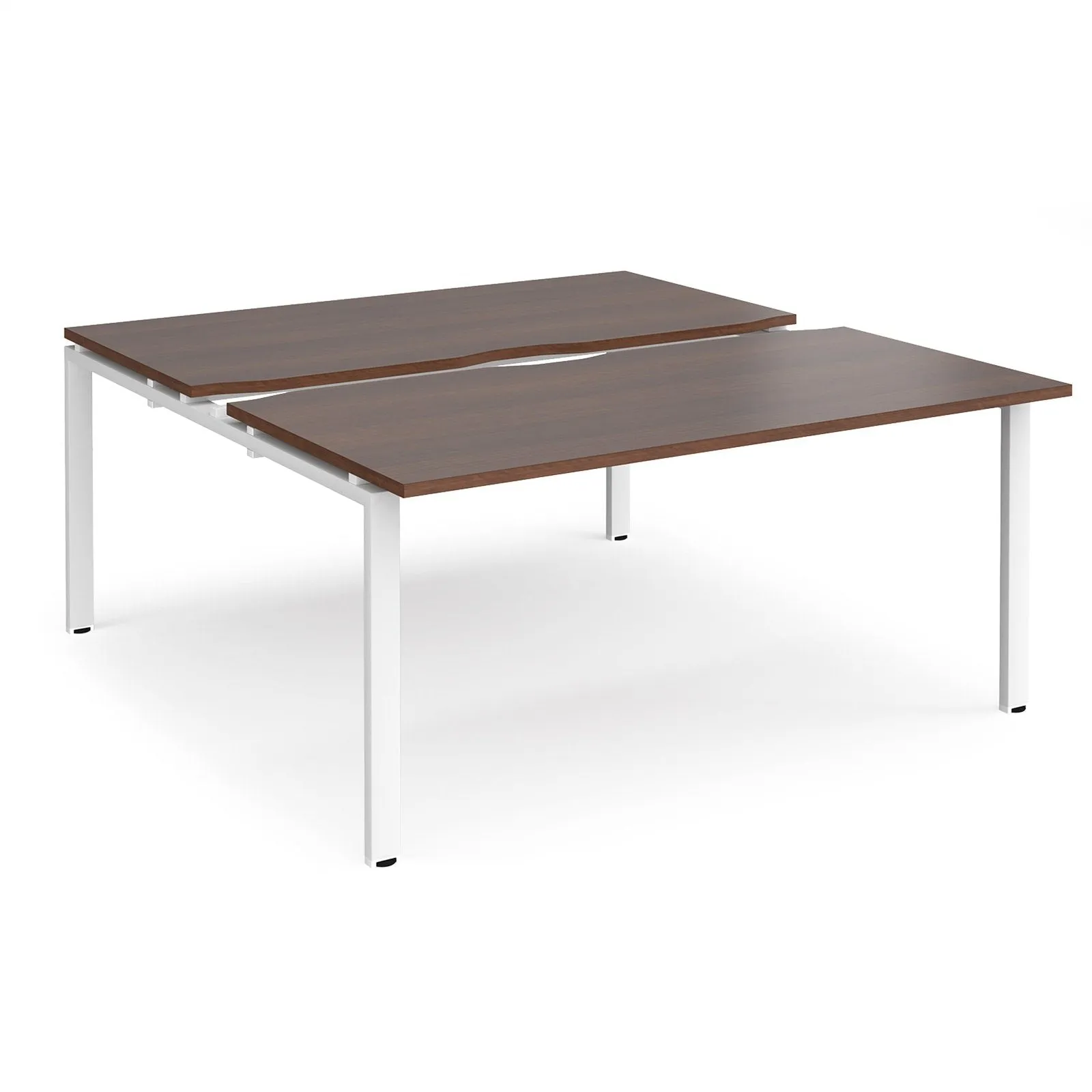 Adapt sliding top back to back desks 1600 deep