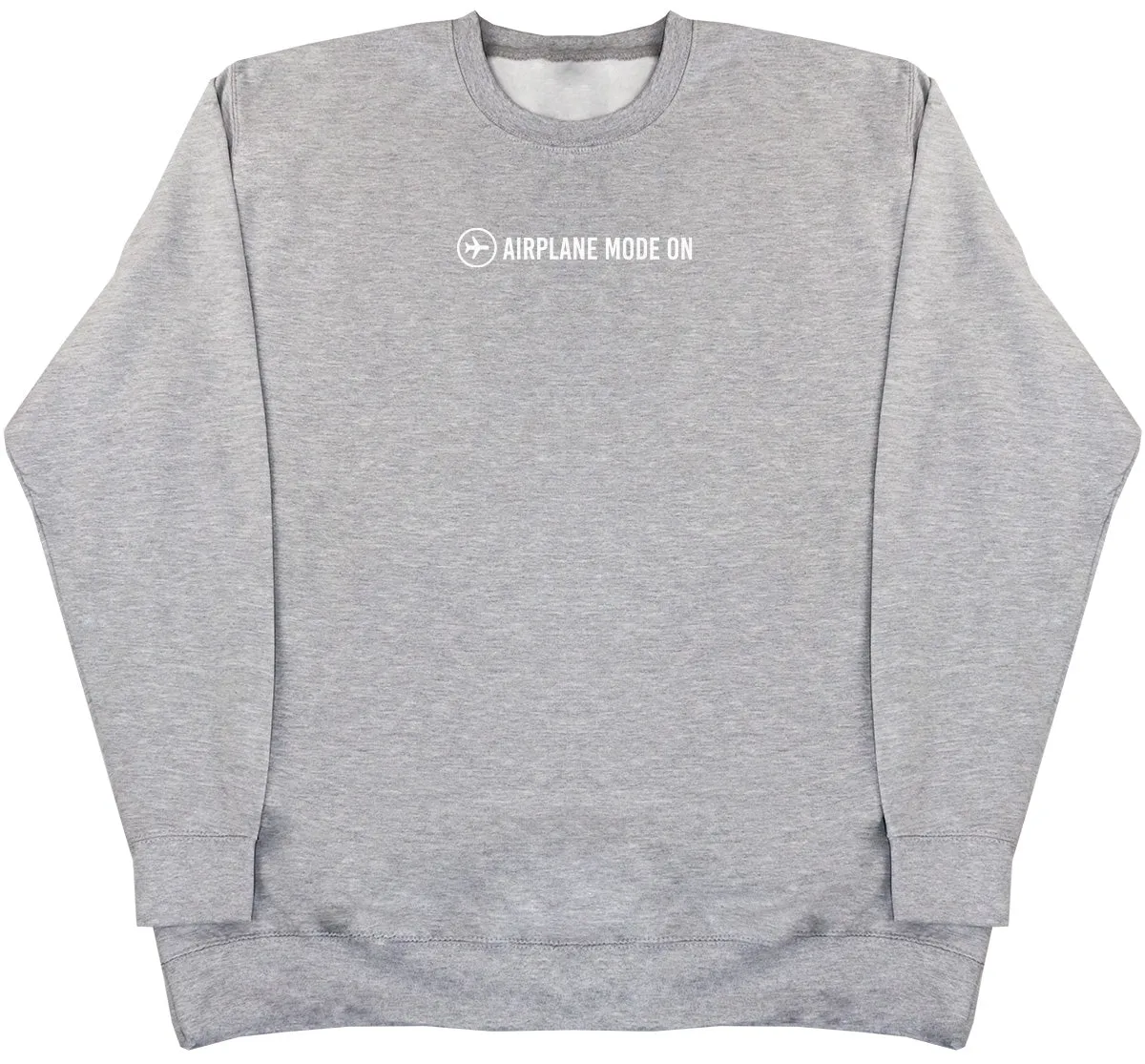 Airplane Mode On - Kids Oversized Comfy Sweater