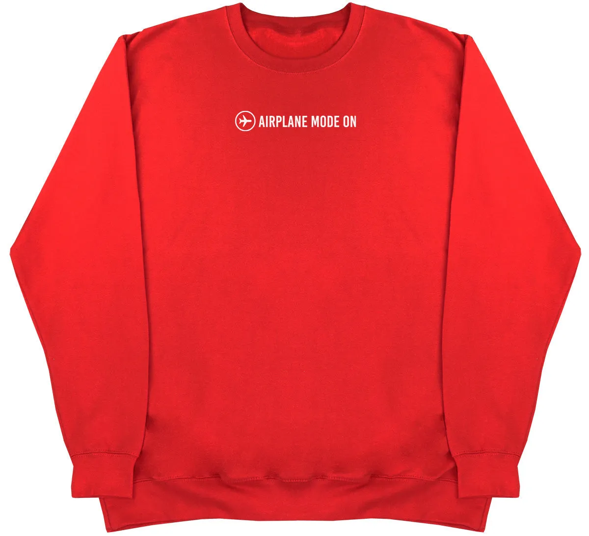 Airplane Mode On - Kids Oversized Comfy Sweater