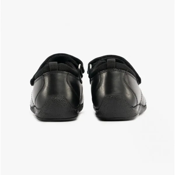 AMBER Girls School Shoes Black