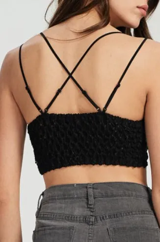 Arabella Lace Bralette - Black