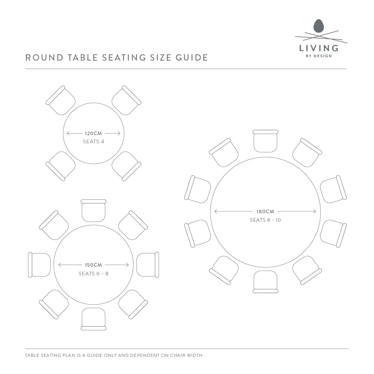 ARIA VITOLO PILLAR ROUND DINING TABLE  |  SAHARA CIMENT  |  150CM