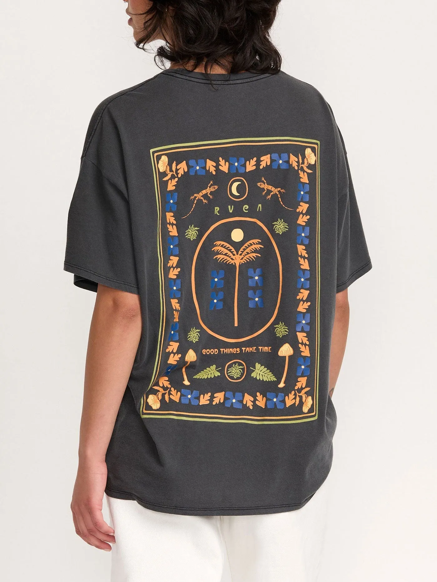 Baggie Washed Black T-Shirt