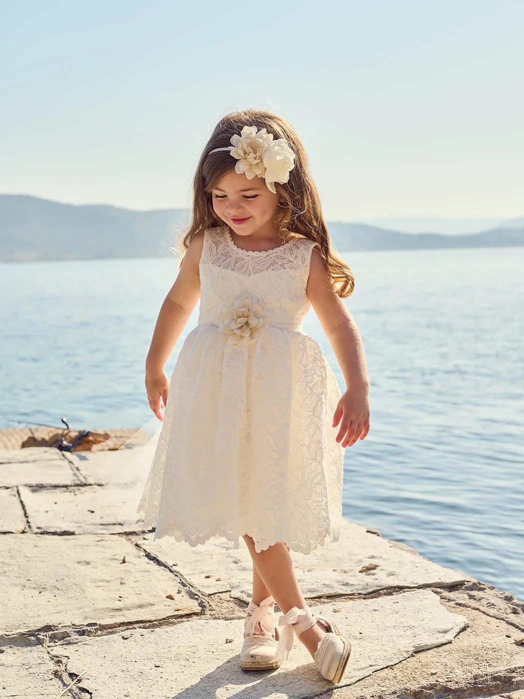 Baptism Midi dress -LAUREN