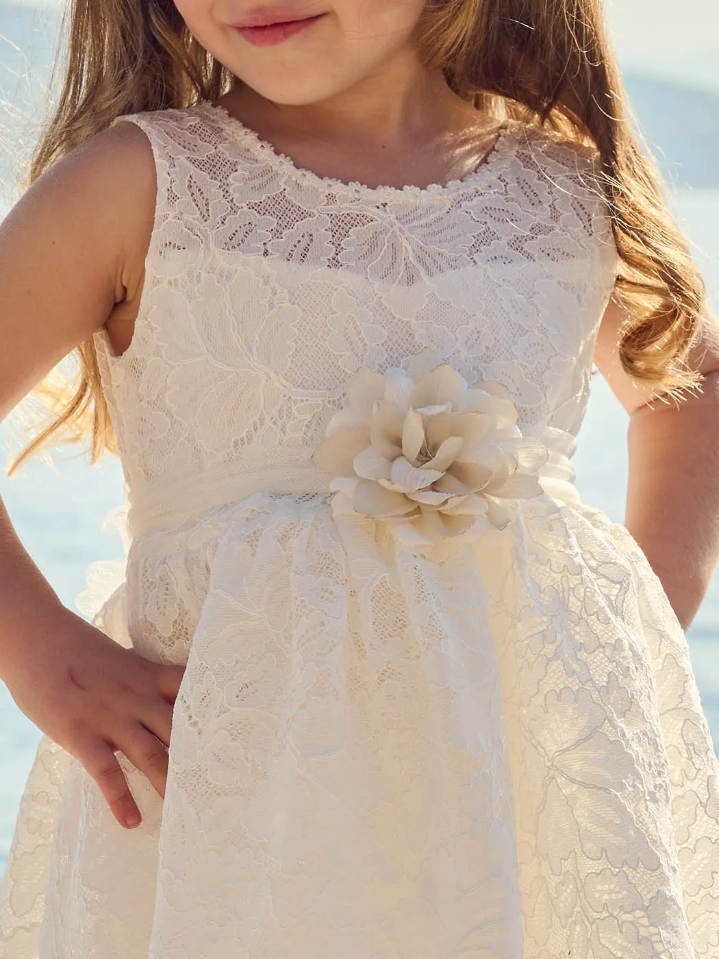 Baptism Midi dress -LAUREN