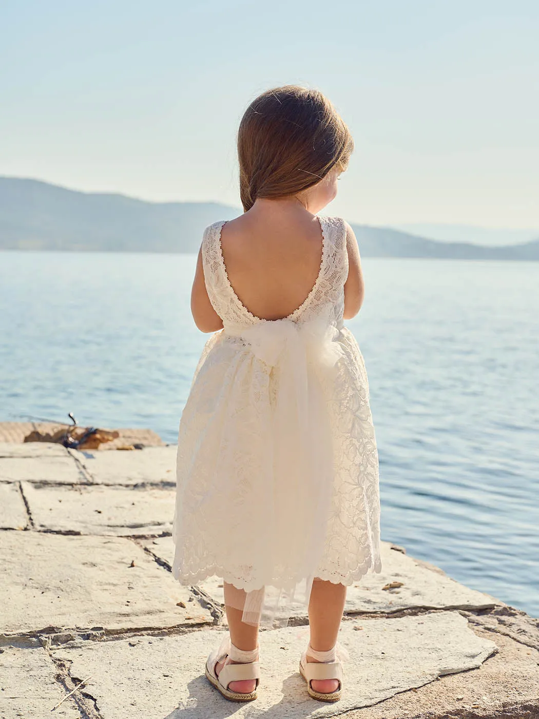 Baptism Midi dress -LAUREN