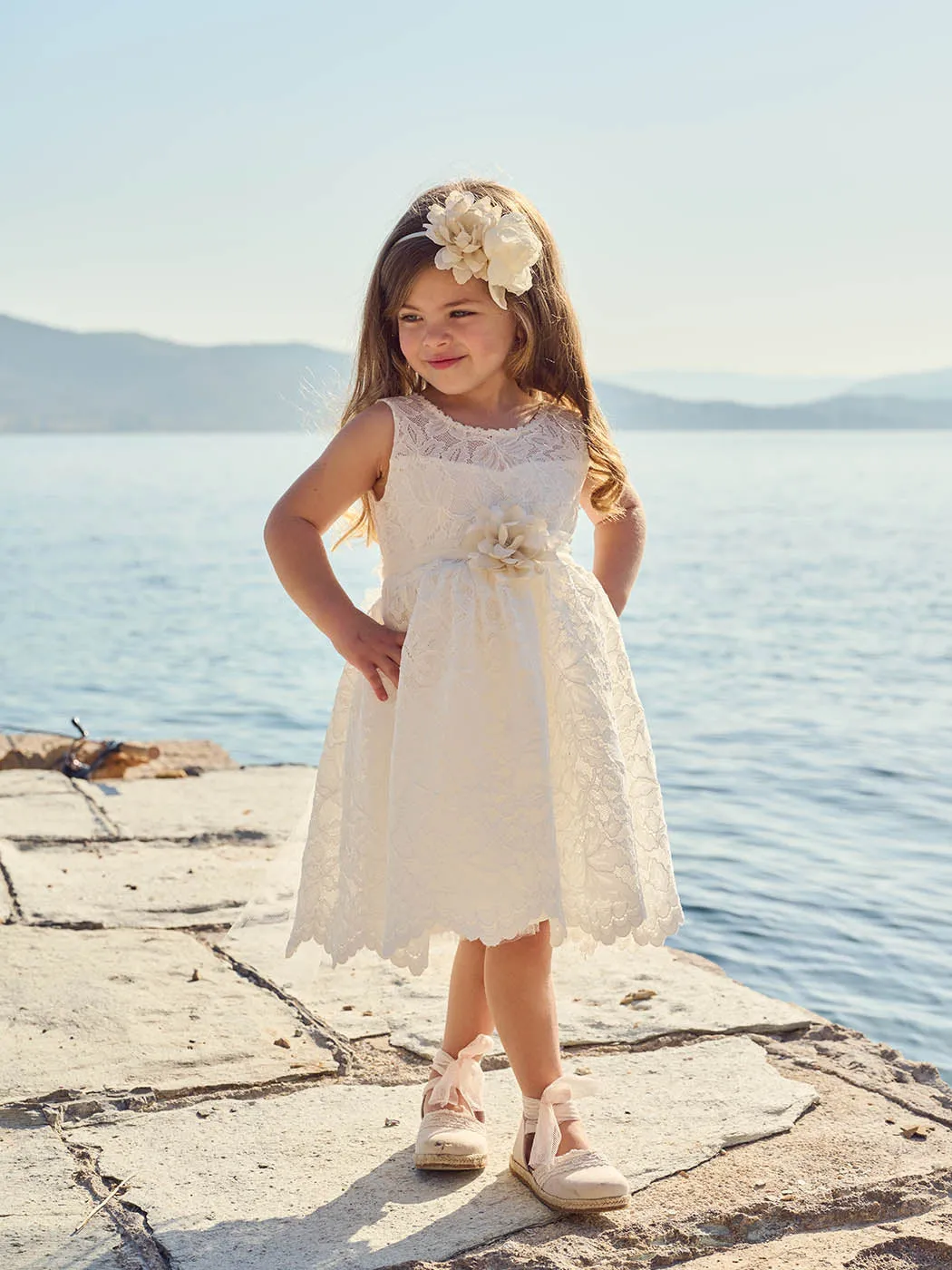 Baptism Midi dress -LAUREN