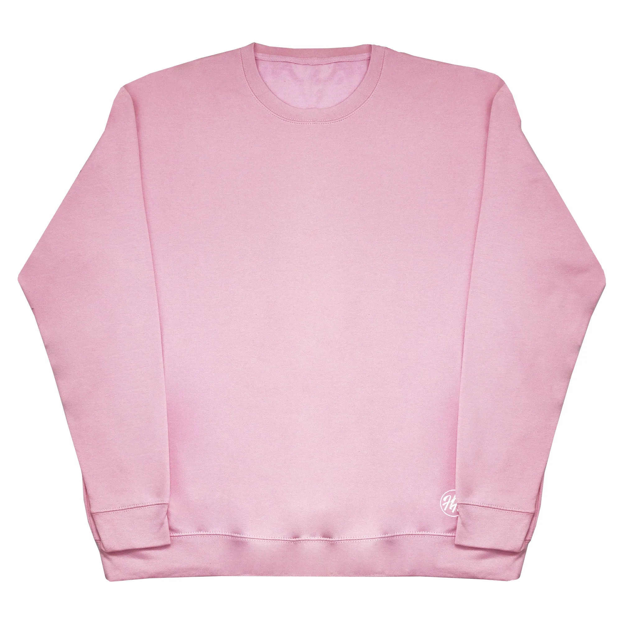 Blank 'No Mood' - Baby Pink Kids Oversized Comfy Sweater