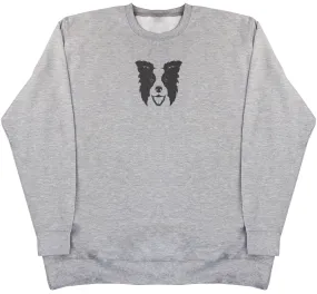 Border Collie - Kids Oversized Comfy Sweater