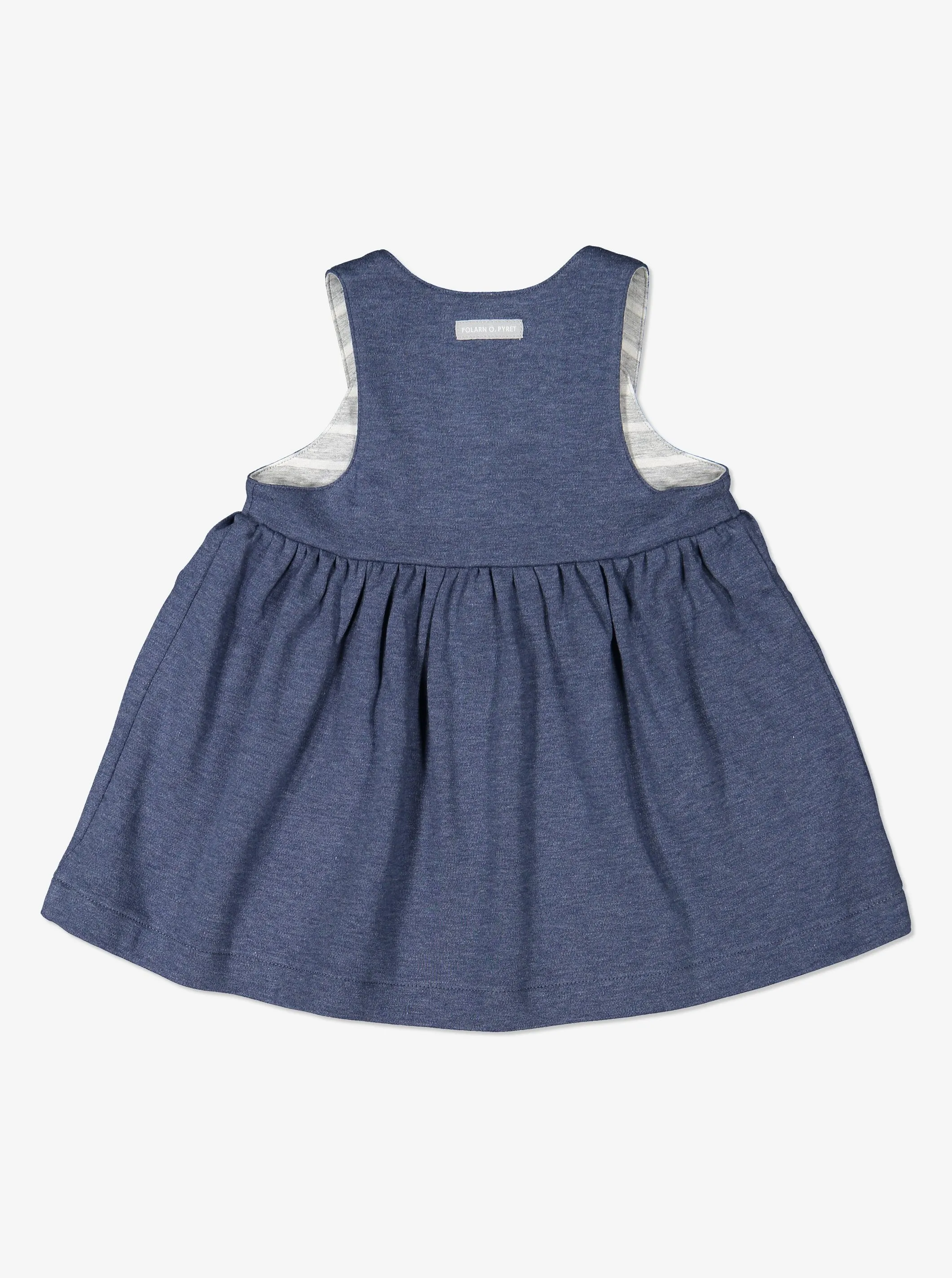 Bow Front Baby Pinafore Dress