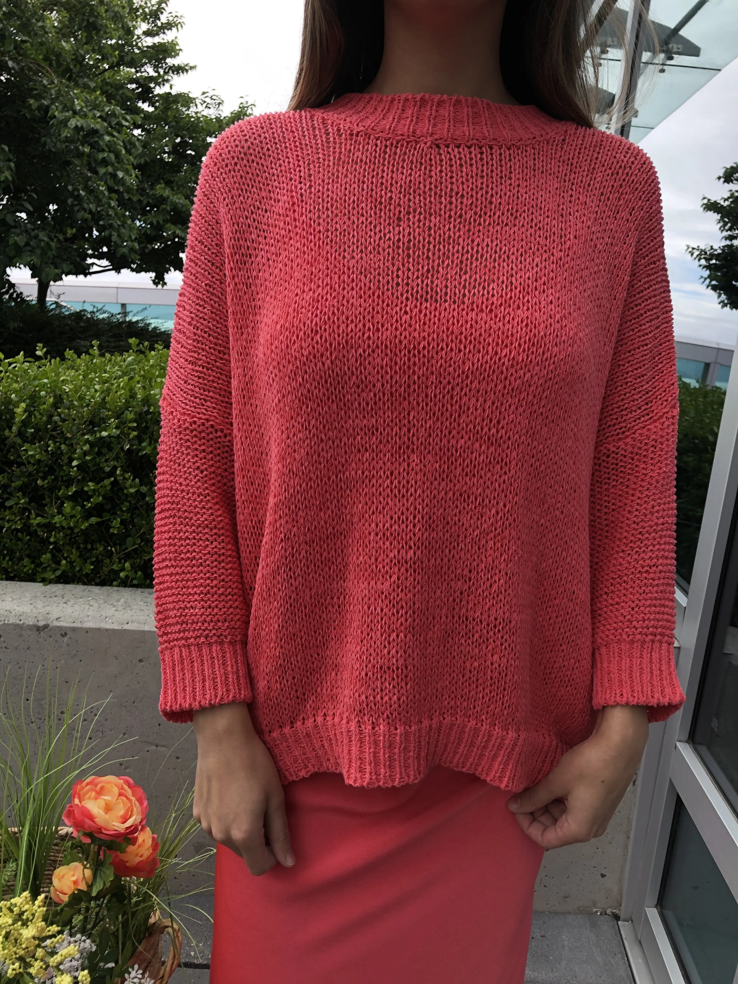 Boxy Cotton Crew