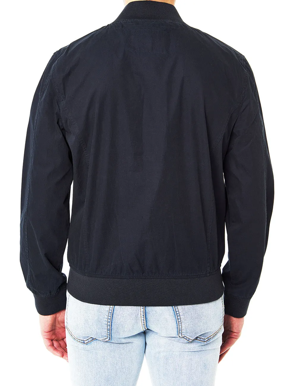 BRUSHED COTTON BOMBER JCKT