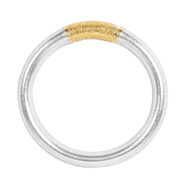 Budhagirl: Tzubbie All Weather Bangle - Silver