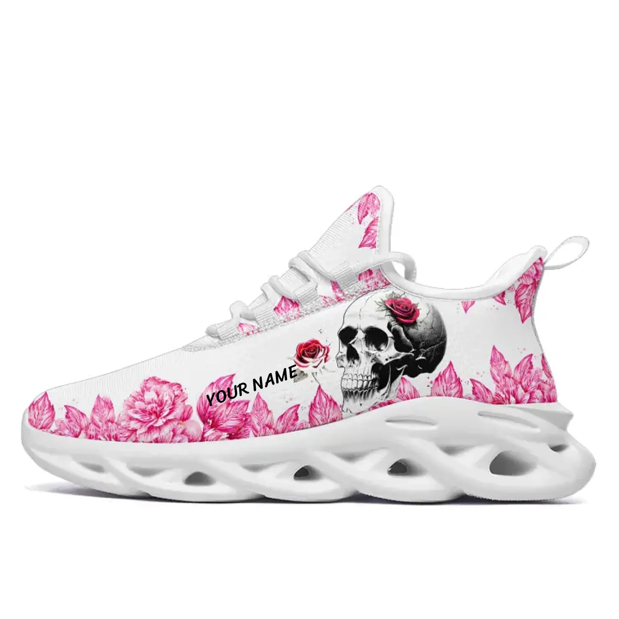 Buy One Get One White Red Color Personalized Skull Sneaker Comfortable Shoe,
2016-23023