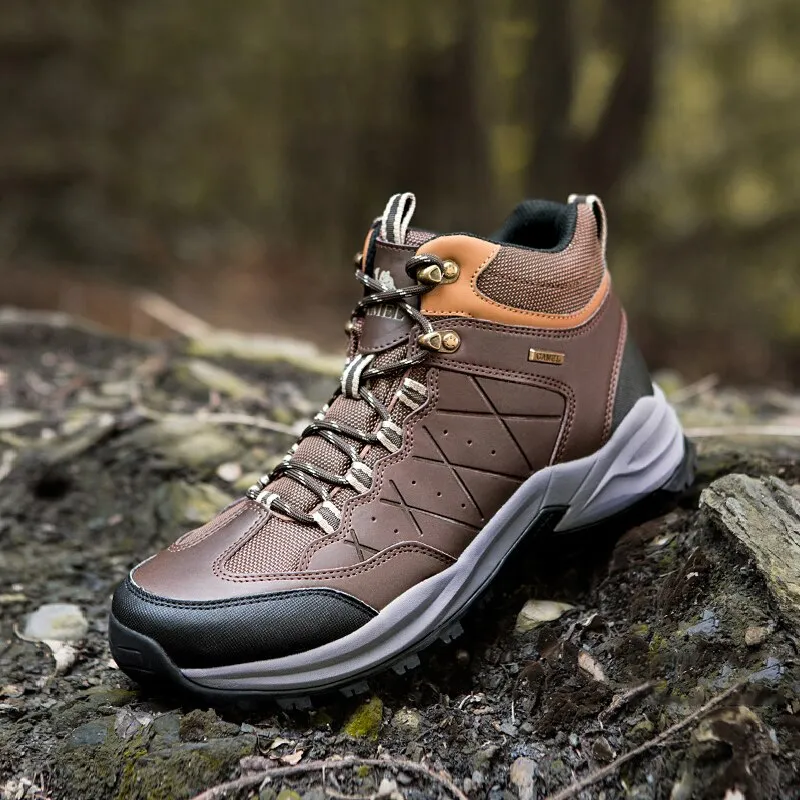 CAMEL Mountain Boots Trekking Outdoor Hiking Men Shoe Anti slip and