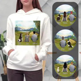 Camping Personalized Pet & Owner Hoodies