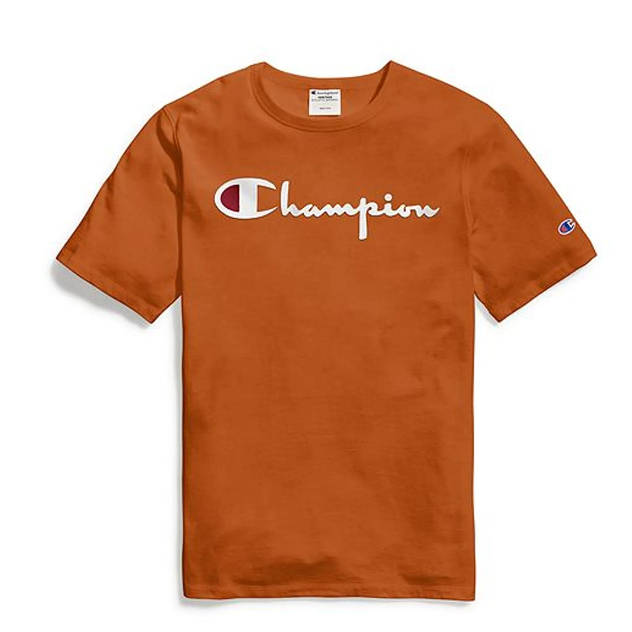 Champion Life Men's Heritage Tee, Flock 90s Logo T-Shirt