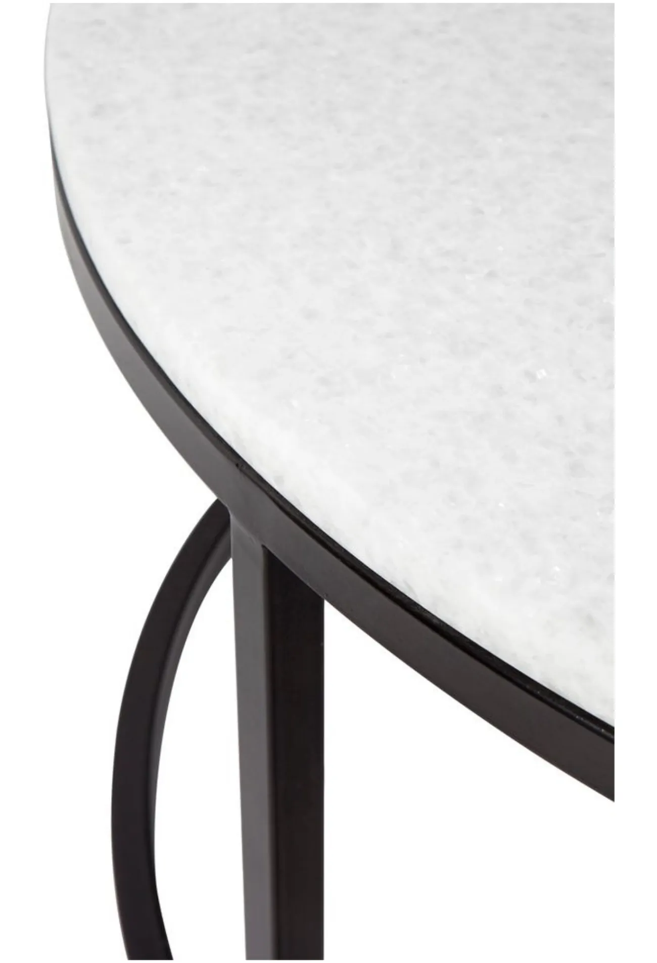 Char Stone Nesting Coffee Table - Black