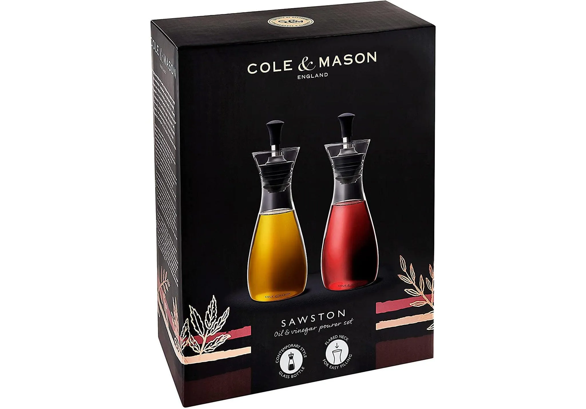 Cole & Mason Flow Control Oil & Vinegar Pourer Gift Set