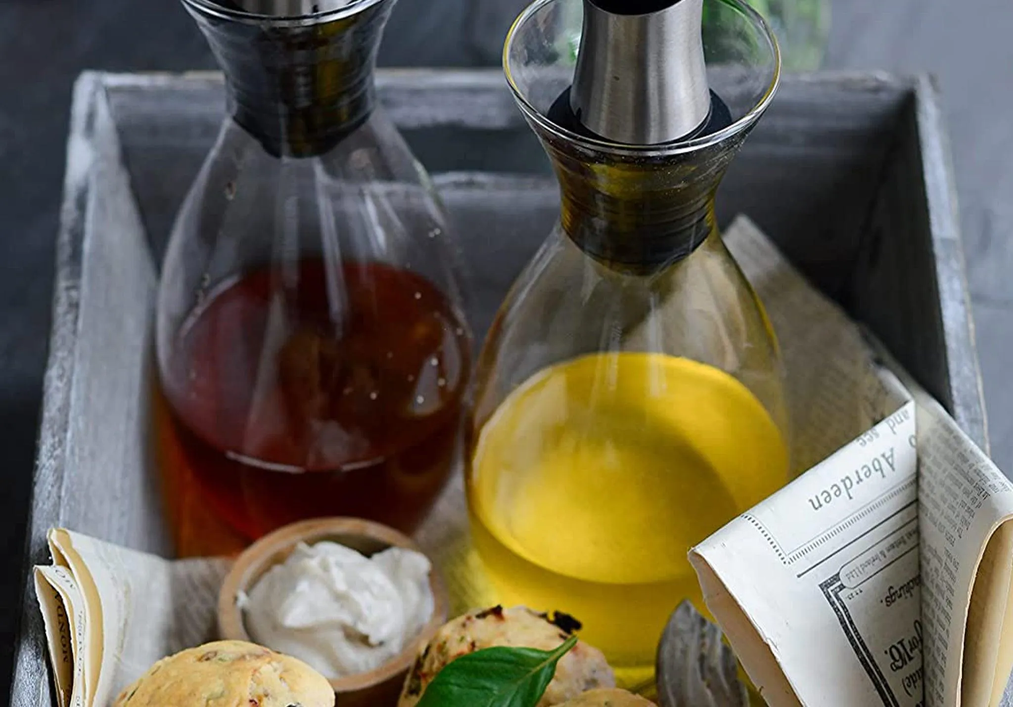 Cole & Mason Flow Control Oil & Vinegar Pourer Gift Set