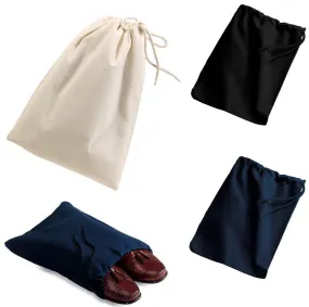 Cotton Shoes Bags with Drawstring