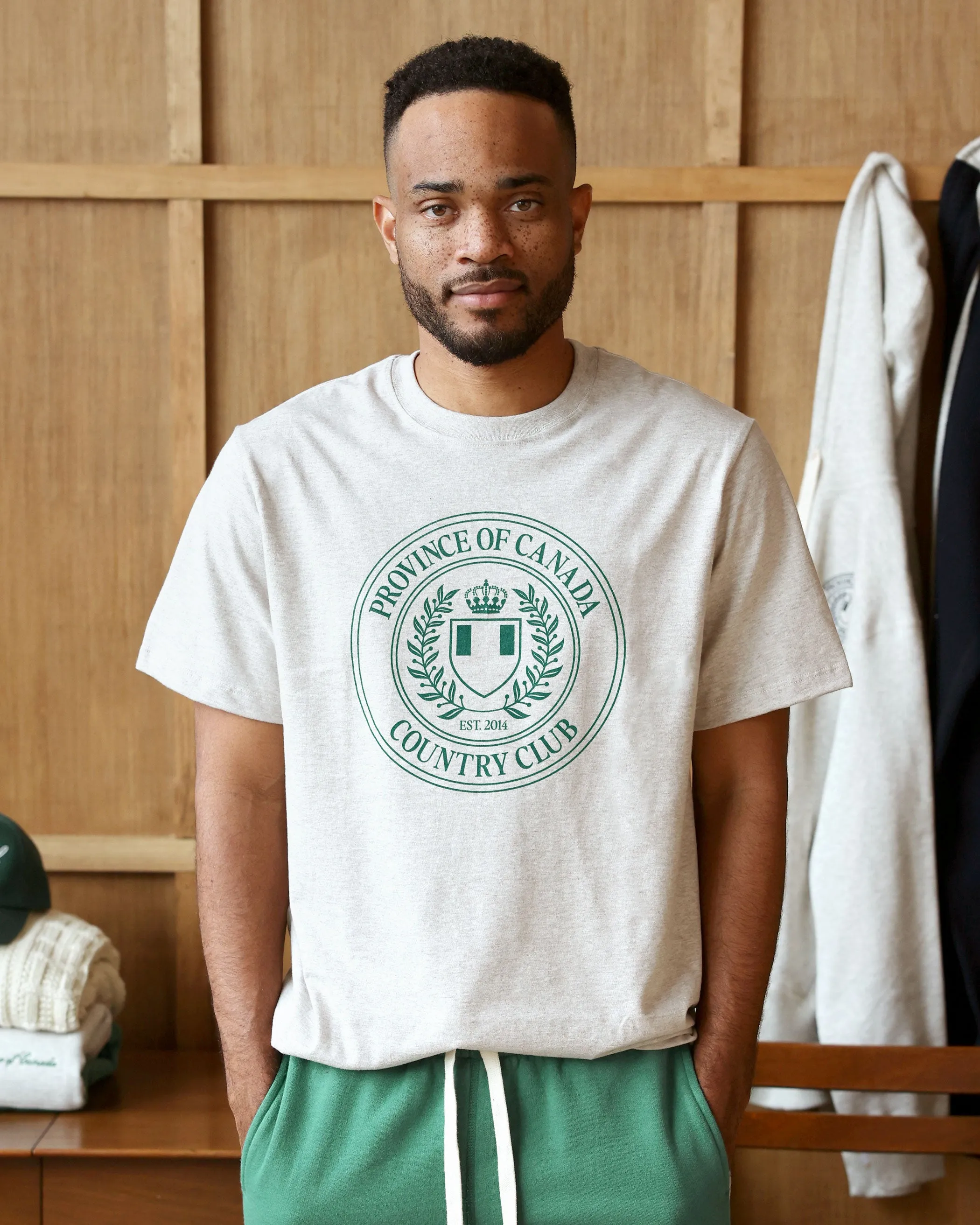 Country Club Tee Oatmeal - Unisex