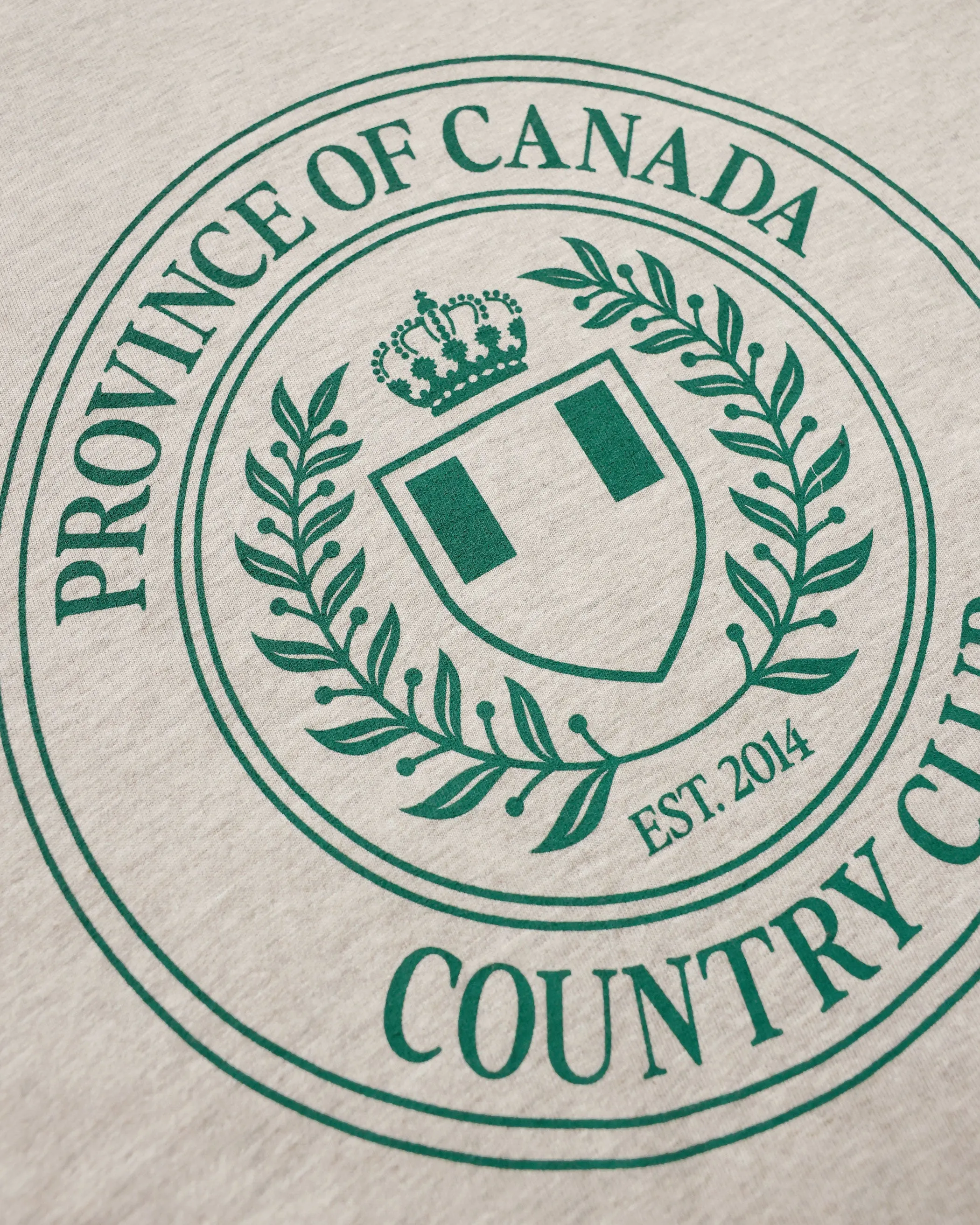 Country Club Tee Oatmeal - Unisex