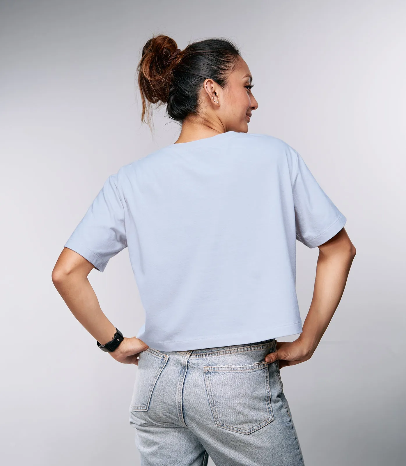 DAPHNE BELLA BOX TEE (LIGHT BLUE)