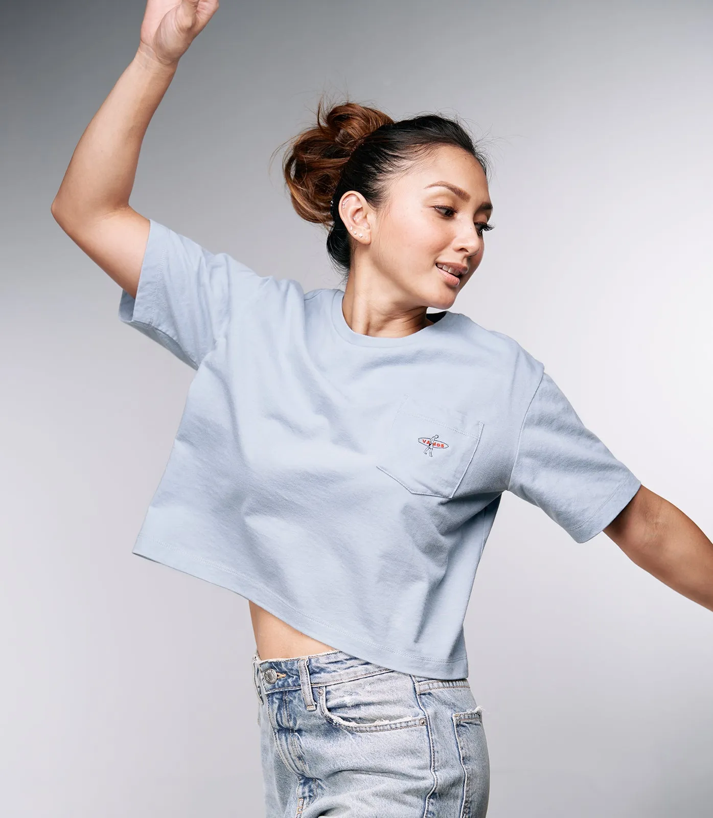 DAPHNE BELLA BOX TEE (LIGHT BLUE)