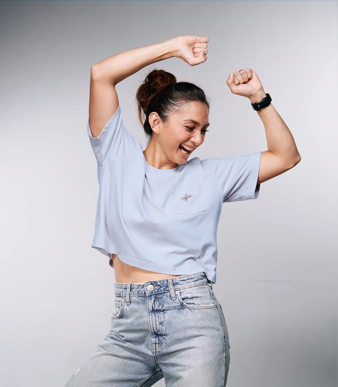 DAPHNE BELLA BOX TEE (LIGHT BLUE)
